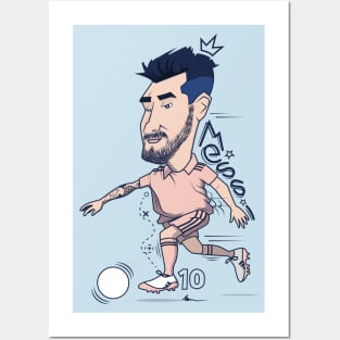 Messi Caricature Posters and Art